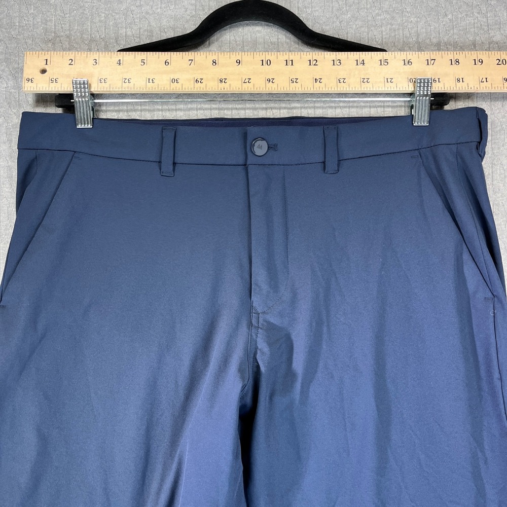 Mizzen+Main Helmsman Slim Fit Performance Golf Dress Pants Men 38W 34L Navy Blue - Picture 4 of 11